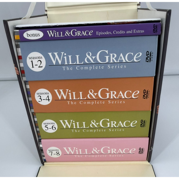 Will & Grace Complete Series DVD Box Set + Bonus Disc 33-Disc Seasons 1-8 - Picture 8 of 13